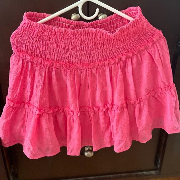 Pink Ruffle Skirt - Picture 2 of 2